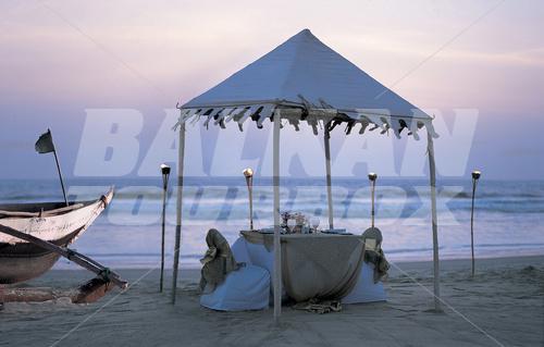 holiday in Taj Exotica Beach Goa