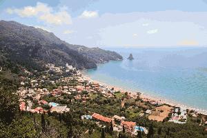 Хотел Studio apartments Maria with pool in Agios Gordios Beach