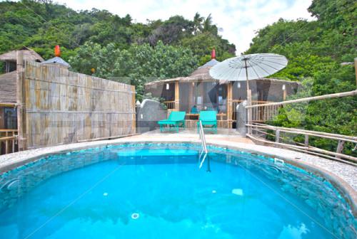 holiday in Koh Tao Bamboo Huts