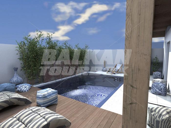 holiday in Serenity Blue