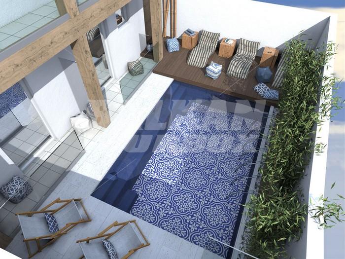 holiday in Serenity Blue