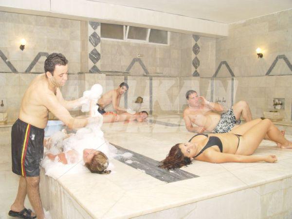 Хардкор секс с девушкой в турецкой бане