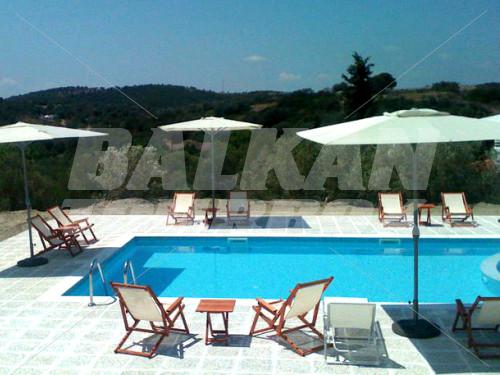 holiday in Athos Bay Villa